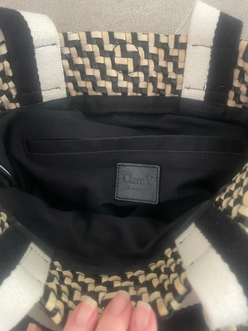 Clare V. | Woven Leather Tote